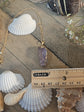 Gold Plated Natural Stone Pendant - Amethyst